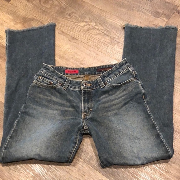 AG Adriano Goldschmied The Gemini Raw Edge bootcut‎ Jeans - Picture 1 of 9
